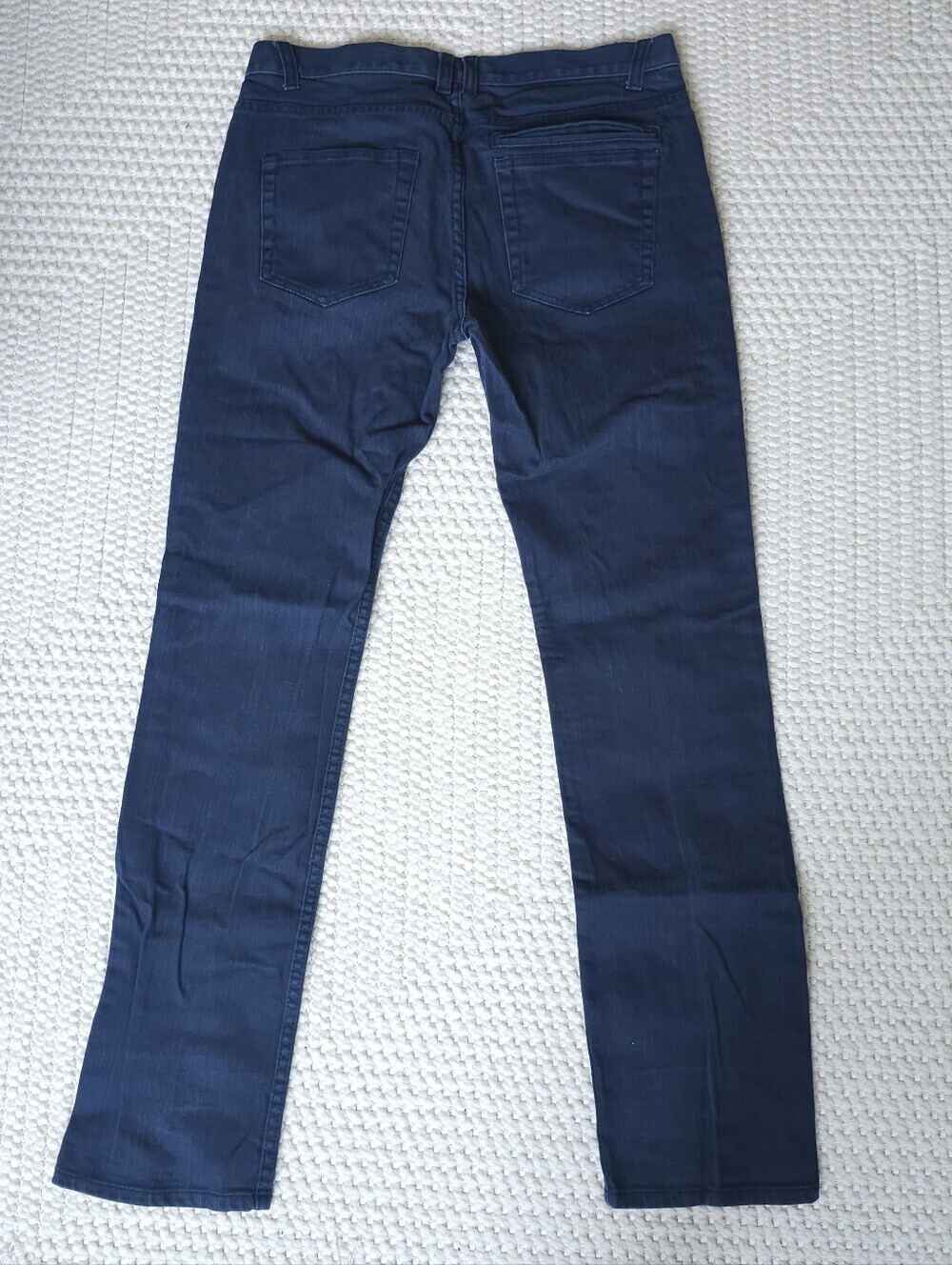 H&M Women's Dark Wash Slim Straight Stretch Jeans Size 31 - Picture 2 of 12